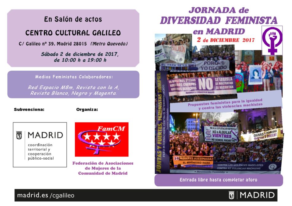Jornada de diversidad feminista en Madrid