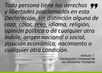 EQUO reivindica el cumplimiento de los Derechos Humanos, “especialmente en entredicho en nuestros días”