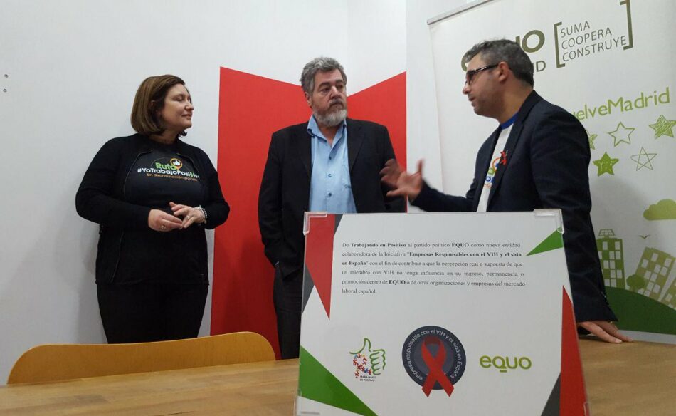 EQUO, primer partido político que se convierte en Empresa Responsable con el VIH en España