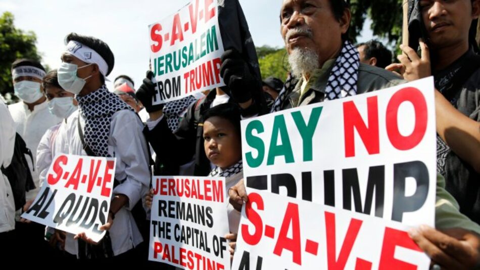 Protestas en todo el mundo contra la decisión de EEUU sobre Al Quds