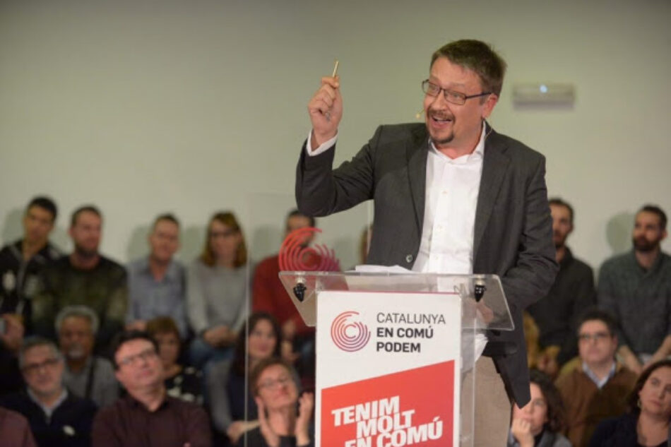 Xavier Domènech: “Tenim la clau per desbloquejar la situació i obrir un nou temps de solucions”