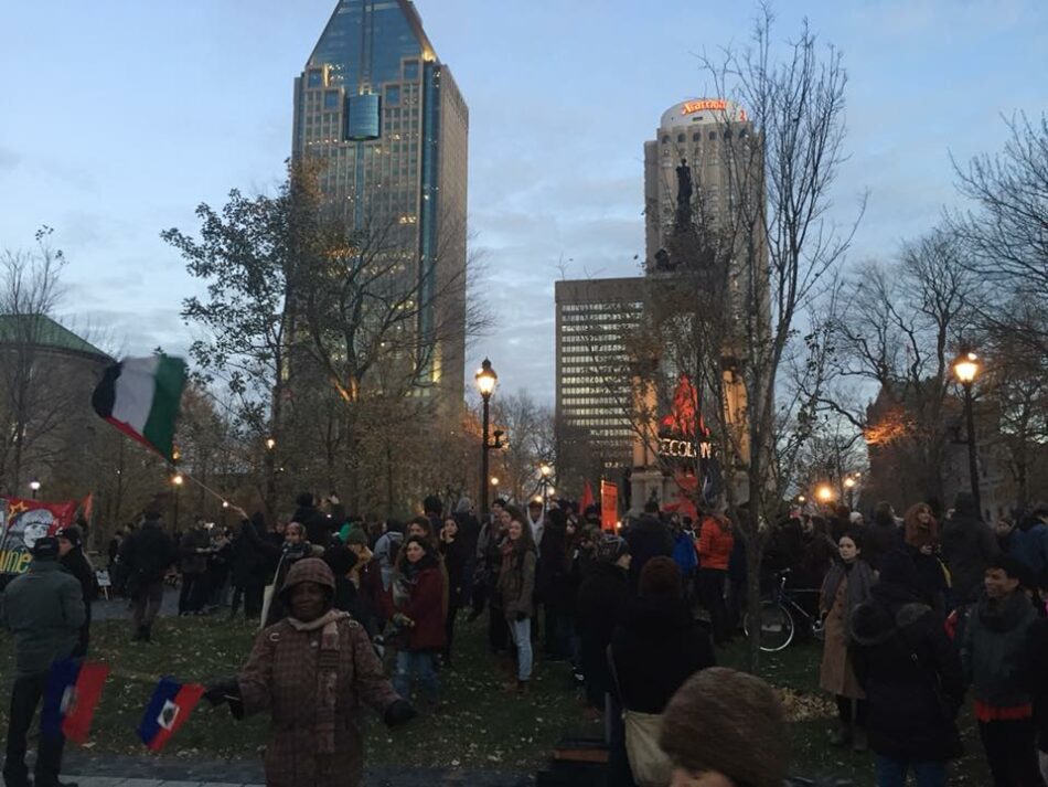 Concentraciones de vecinos contra la islamofobia y racismo antimusulmán en Montreal