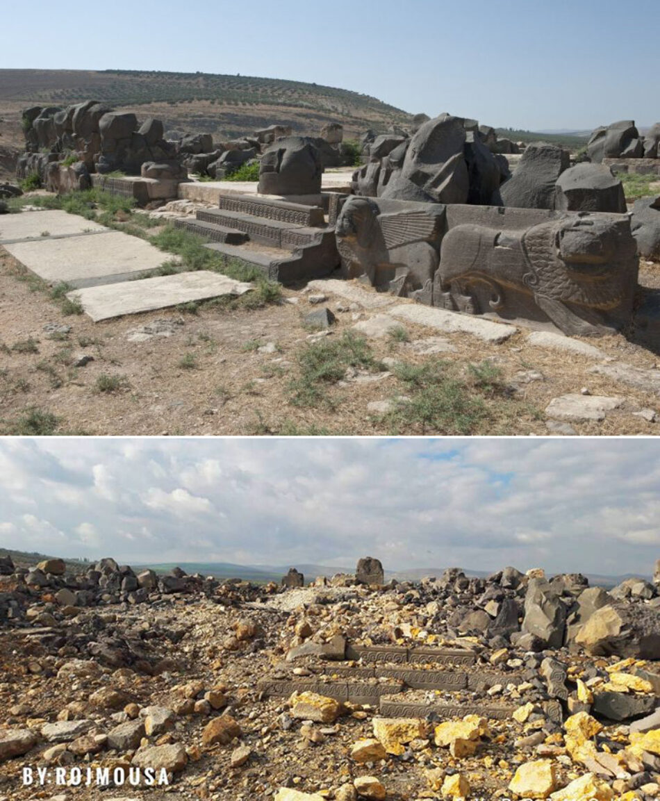 La aviación turca destruye el templo hitita de Ain Dara en el norte de Siria