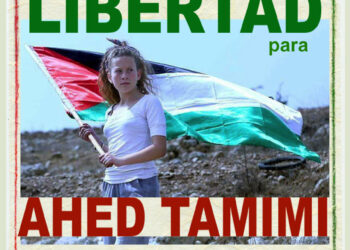 Concentración por la libertad de Ahed Tamimi y todos los niños palestinos detenidos