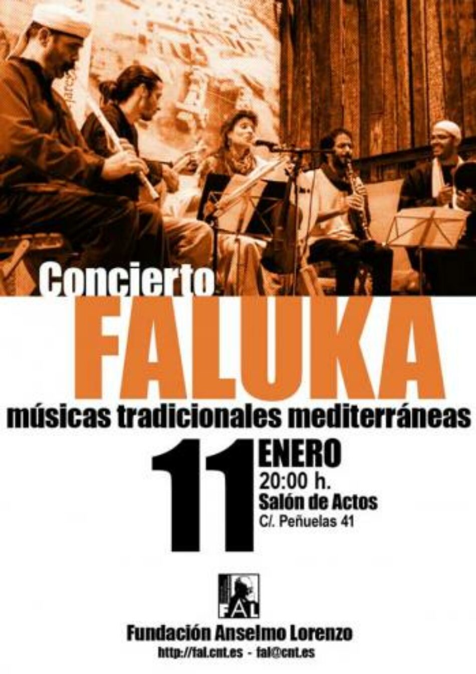 [FAL] Concierto de «Faluka» (músicas tradicionales mediterráneas)