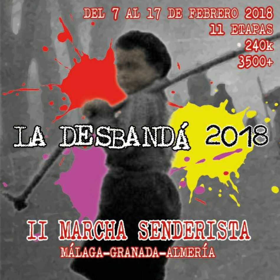 II marcha senderista «La Desbandá»