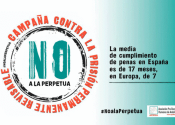 APDHA pide a los partidos que no apoyen la campaña del PP a favor de la prisión permanente revisable