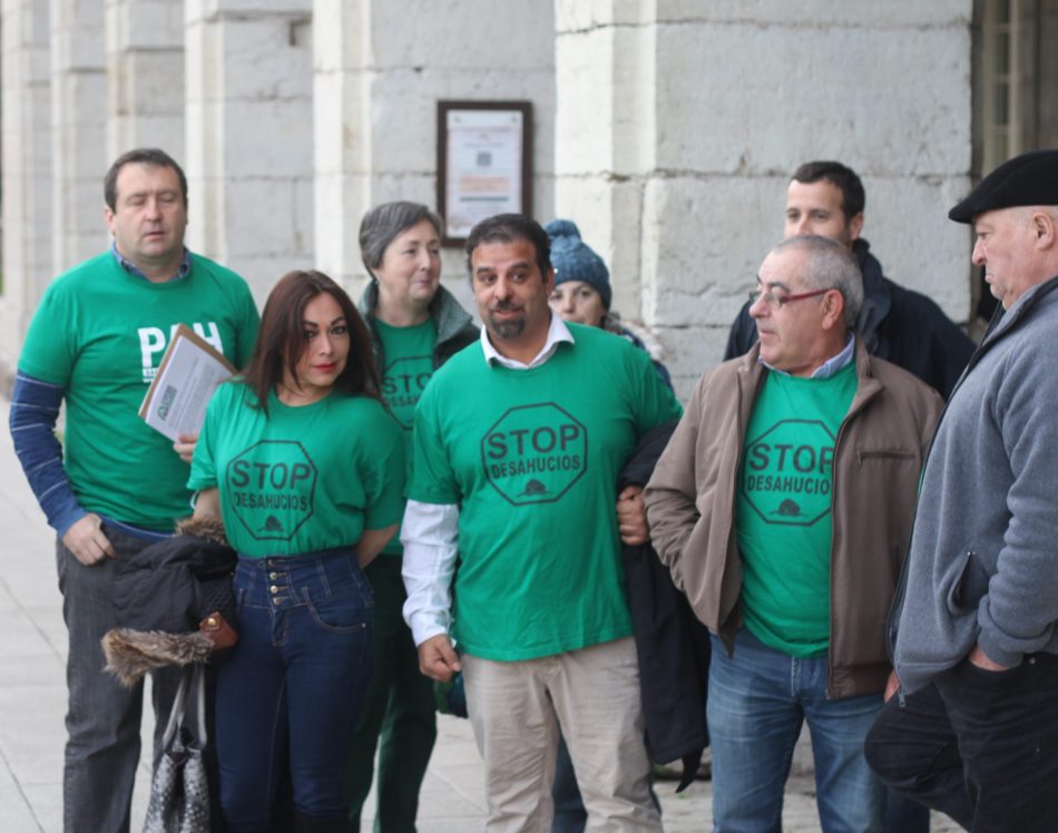 La PAH insta al parlamento de Cantabria a remitir al Congreso la Proposición de Ley de Vivienda