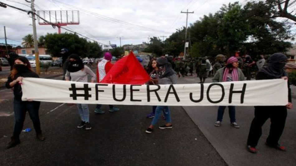 Hondureños protestan contra instalación del Parlamento