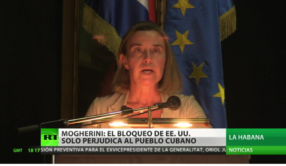La UE advierte a EE.UU. que pondrá fin al bloqueo «obsoleto e ilegal» contra Cuba