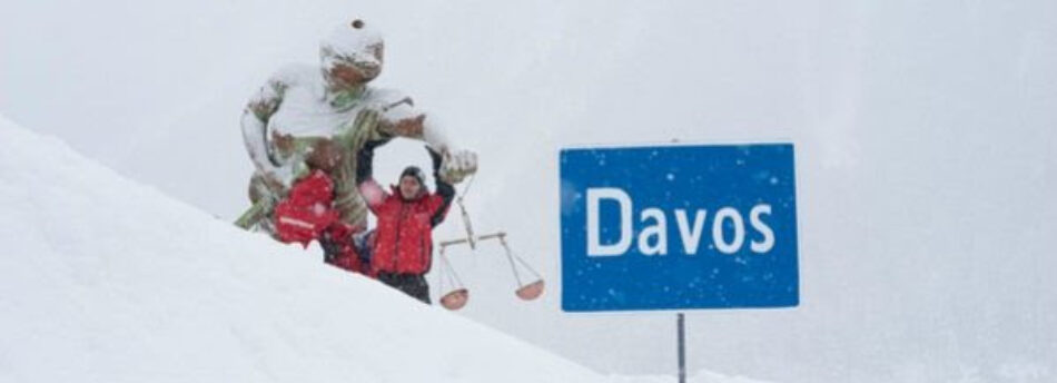 Cumbre de Davos: Greenpeace pide el fin de la impunidad para las grandes multinacionales por sus agresiones al medio ambiente y a las personas