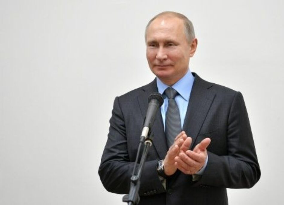 Putin recibiría apoyo del 69 por ciento en las presidenciales