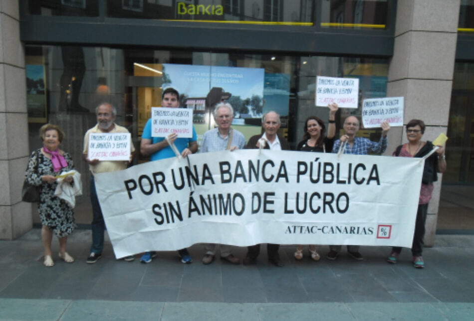 La Campaña contra la Privatización de Bankia pide a Jaime Ponce, Presidente del FROB,  frenar la venta de participaciones de Bankia y BMN, recordándole que  que ni las leyes europeas ni los acuerdos de rescate de 2012 impiden que haya una banca pública