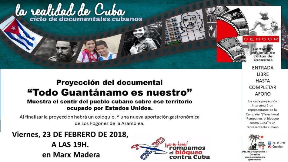 La realidad de Cuba. Ciclo de documentales cubanos: “Todo Guantánamo es nuestro”