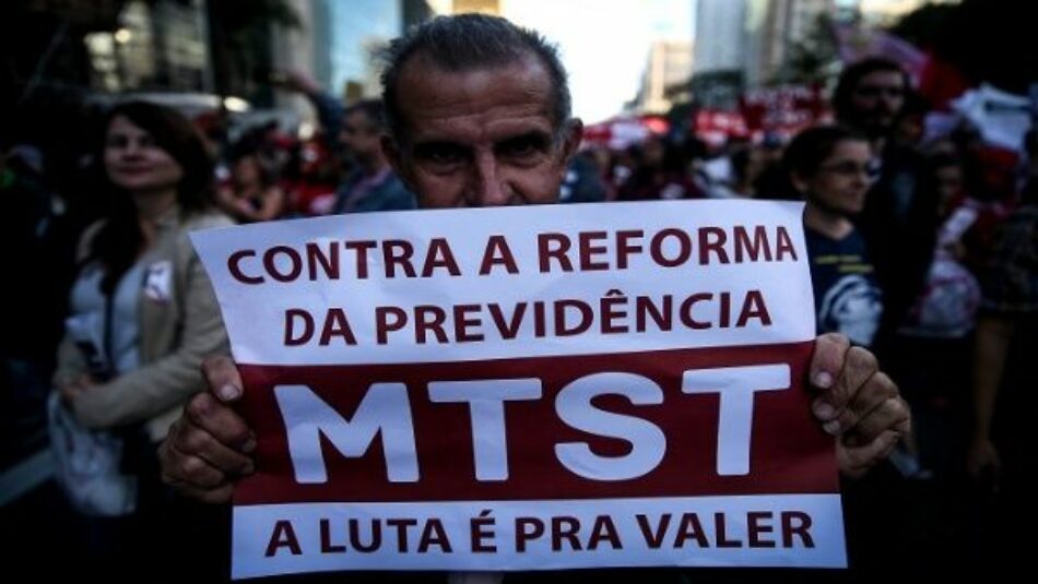 Jornada de lucha en Brasil contra reforma de pensiones