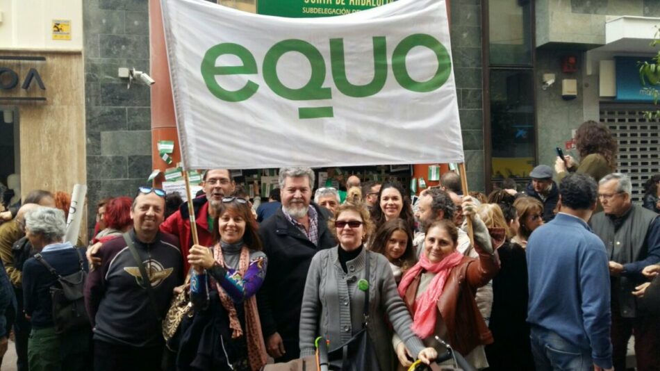 EQUO llama a salir a la calle este 28F para reclamar oportunidades para Andalucía