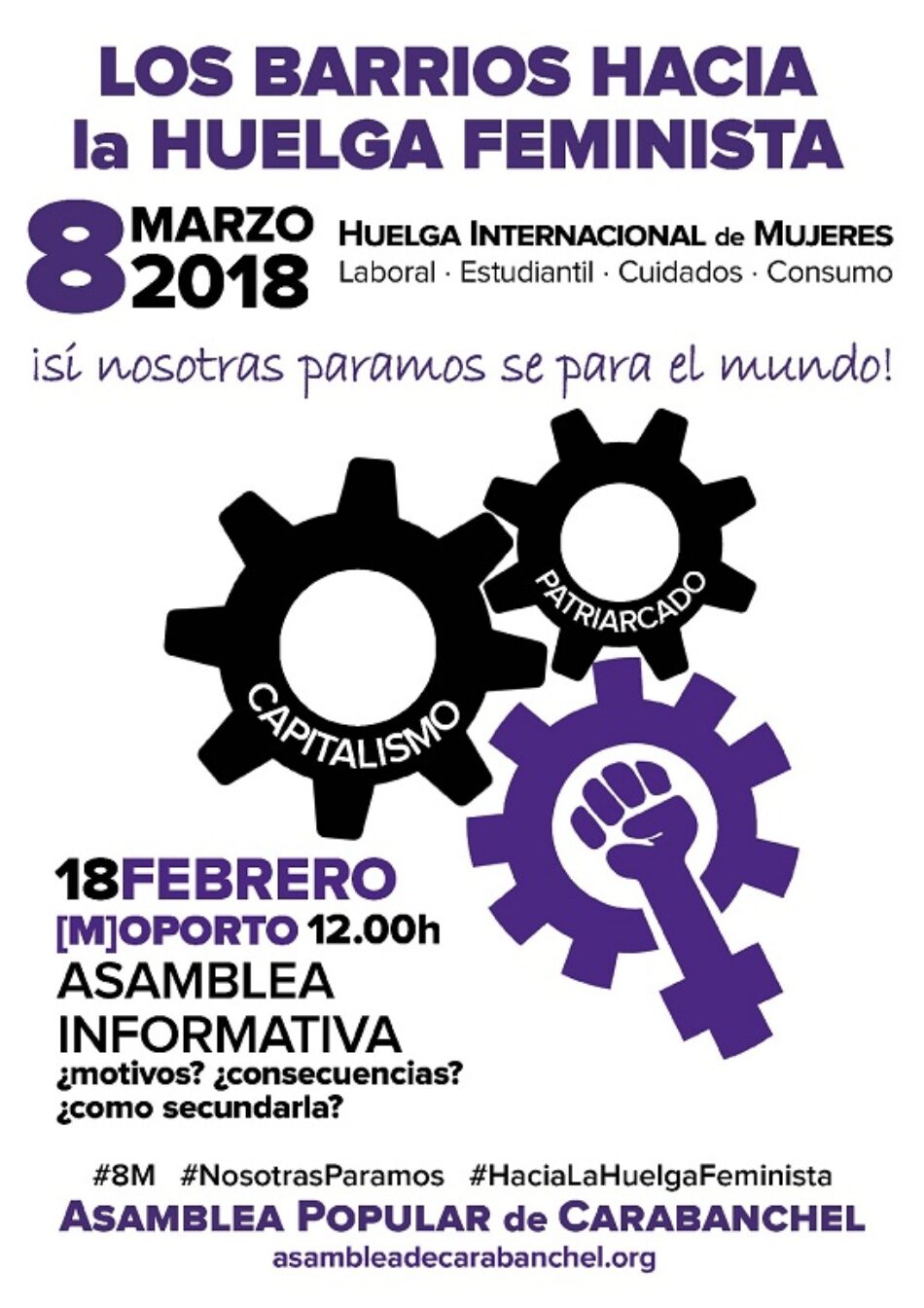 Carabanchel hacia la Huelga Feminista