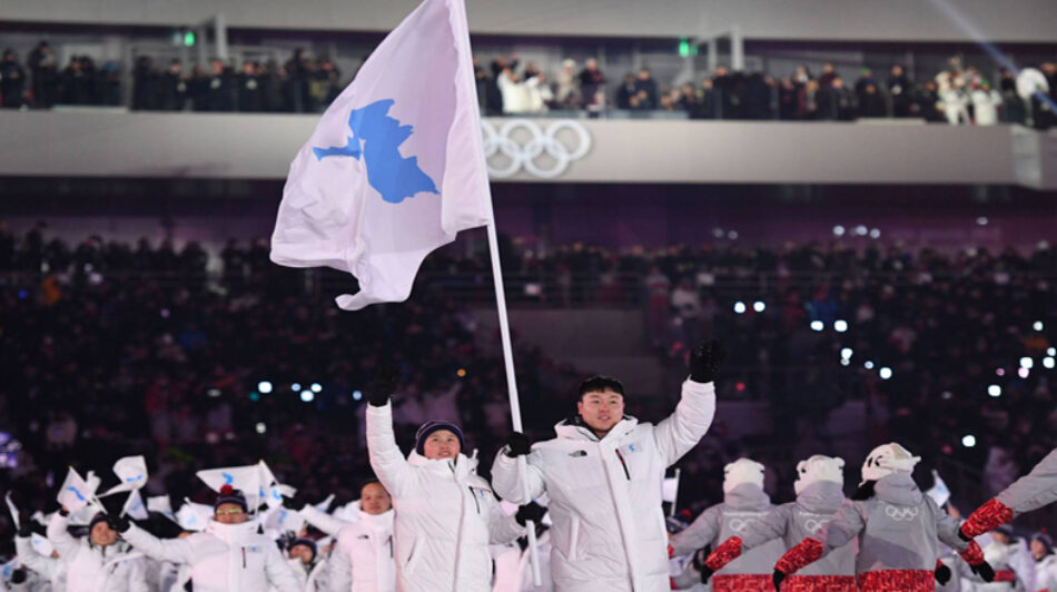 Corea del Norte y Corea del Sur reestablecen conversaciones en la inauguración de los Juegos Olímpicos de invierno de Pyeongchang