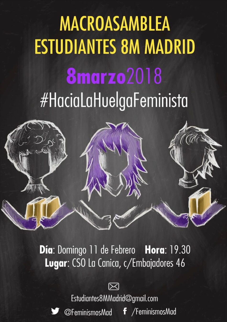 Una semana de acciones para llamar a todas las estudiantes a la Huelga feminista