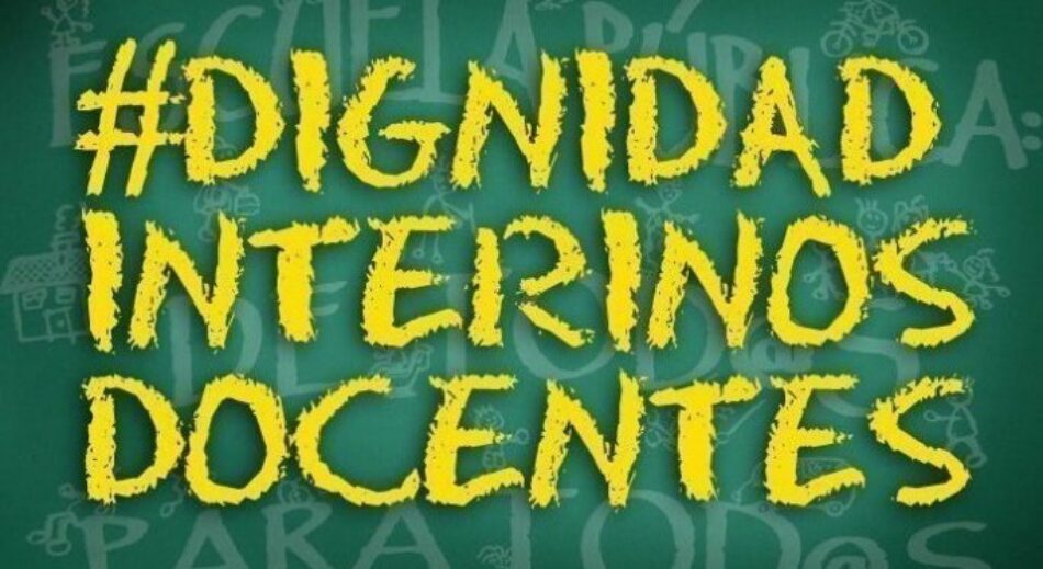 Docentes interinos andaluces anuncian huelga y movilizaciones por un acuerdo de estabilidad: 12 y 16 de marzo