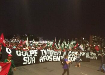 Protestas contra reforma de las pensiones del Gobierno Temer en varias ciudades de Brasil