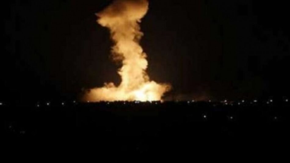 Aviones israelíes bombardean la Franja de Gaza