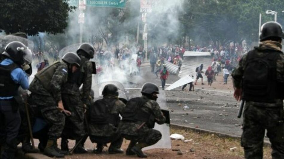 Represión de manifestantes deja otro muerto en Honduras