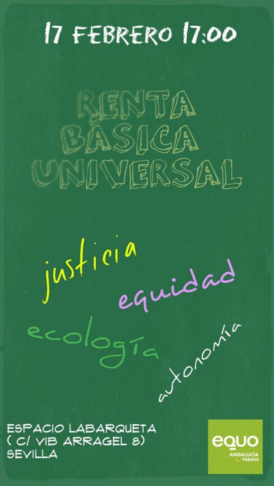 EQUO confirma su apuesta por la Renta Básica como herramienta contra el paro y la precariedad