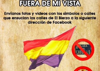 El PCE de El Bierzo pone en marcha la campaña: “Símbolos Franquistas, ¡Fuera de mi vista!”