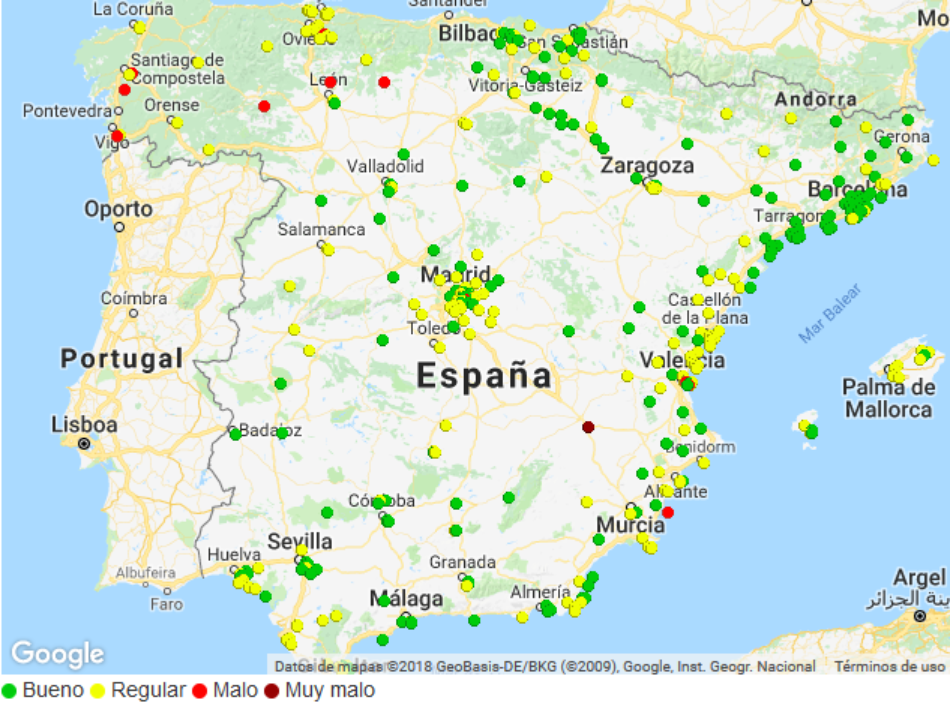 airACT: una aplicación para consultar el aire que respiramos