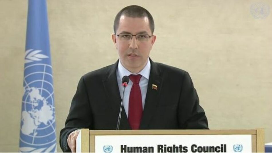 Venezuela denuncia ante Comisión de DD.HH. de la ONU acciones de intervención de EE.UU.