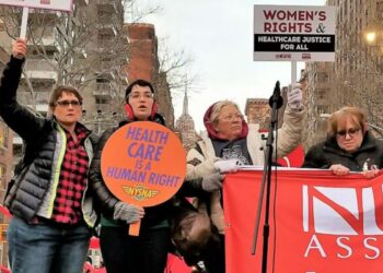 Paro Internacional de Mujeres. Una importante movilización recorrió las calles de Nueva York