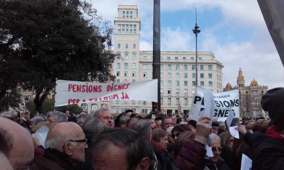 El dia 17 tornaran a manifestar-se els jubilats, treballadors i els col·lectiu de joves en defensa del sistema de pensions públiques