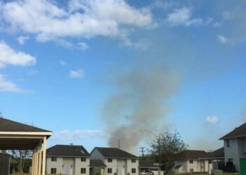 Importante incendio en la ilegal Base militar de Guantanamo /Cuba envió helicóptero en ayuda