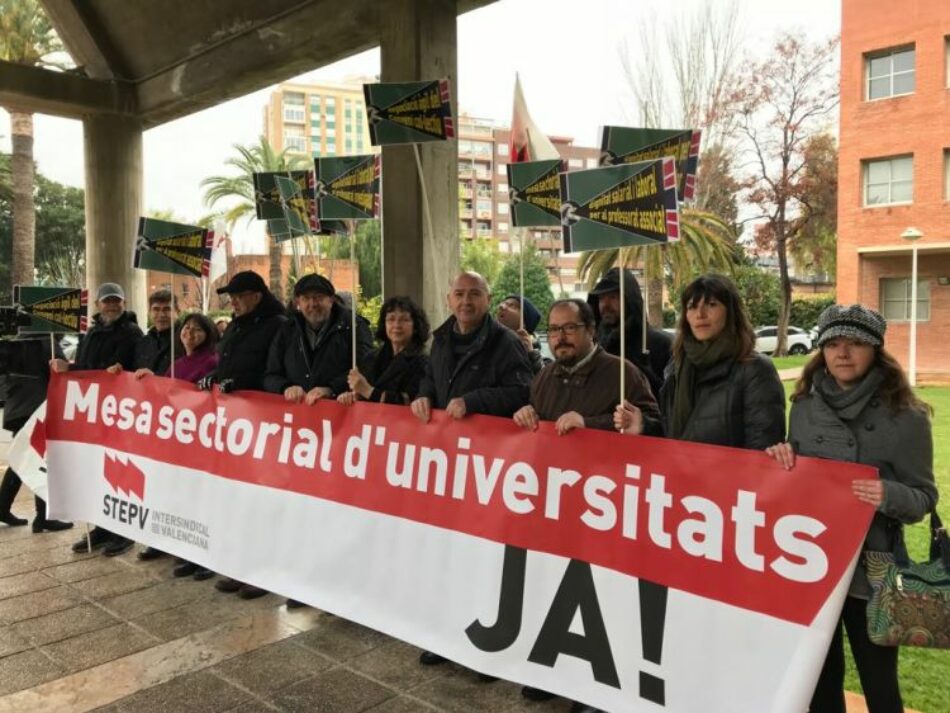 STEs Intersindical se solidariza con el profesorado asociado de las universidades públicas
