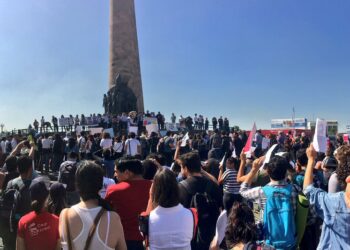 Protestas en México por la desaparición de los cuatro estudiantes de la Universidad de Guadalajara