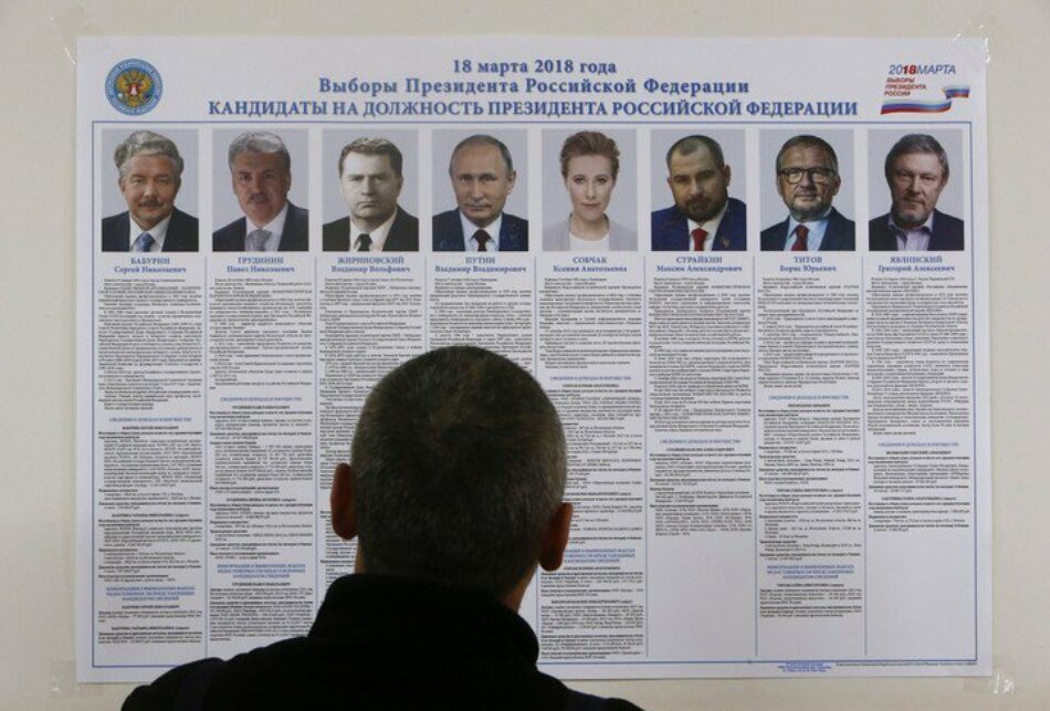 Elecciones presidenciales en Rusia, Putin aspira a prolongar su mandato seis años