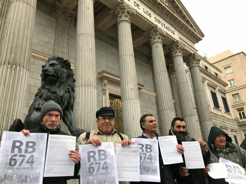 Los caminantes de la Marcha Básica solicitan en el Congreso reunirse con el Gobierno y los grupos parlamentarios