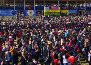 México: foto-reportaje sobre el 8M en el territorio zapatista