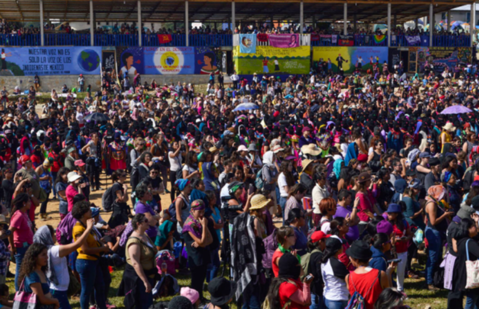 México: foto-reportaje sobre el 8M en el territorio zapatista