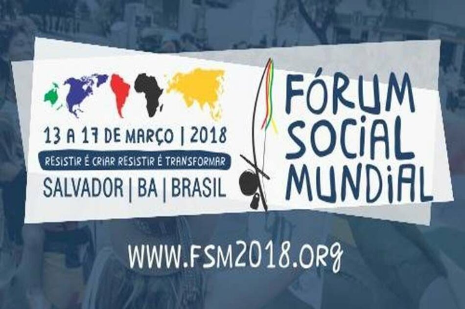 Brasil, por séptima ocasión sede del Foro Social Mundial