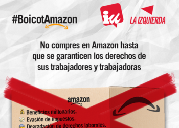 Izquierda Unida se suma al boicot a Amazon