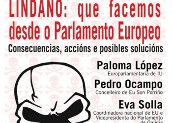 Eva Solla presenta a charla: “Lindano, que facemos dende o Parlamento Europeo”, que contará coa presenza da Eurodeputada de Izquierda Unida Paloma López