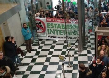 El colectivo interino anuncia nueva huelga para el tercer trimestre