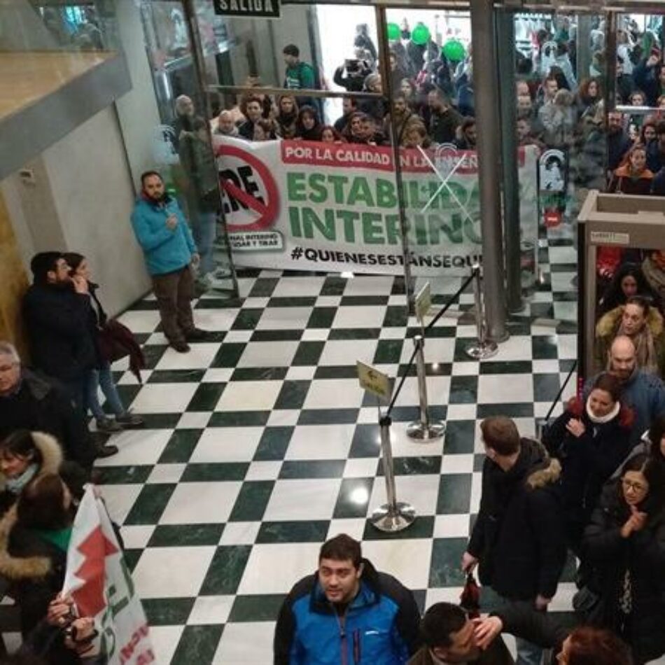 El colectivo interino anuncia nueva huelga para el tercer trimestre