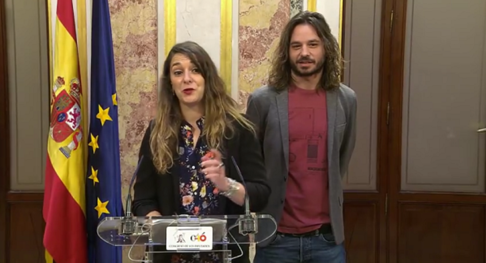 Unidos Podemos anuncia el acuerdo para la renovación de RTVE por concurso público