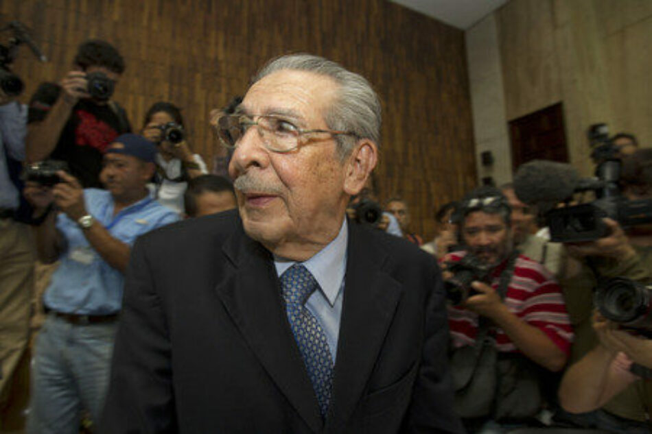 Muere sin pisar la cárcel el dictador guatemalteco Ríos Montt, juzgado por genocidio