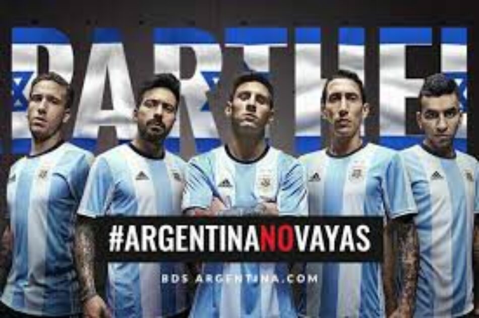 La selección Argentina de fútbol no debe ir a jugar a Israel