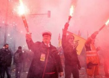 Ferroviarios: 36 jornadas de huelga contra la privatización del ferrocarril en Francia