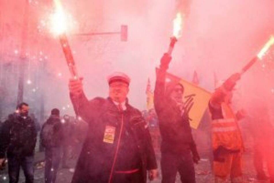 Ferroviarios: 36 jornadas de huelga contra la privatización del ferrocarril en Francia